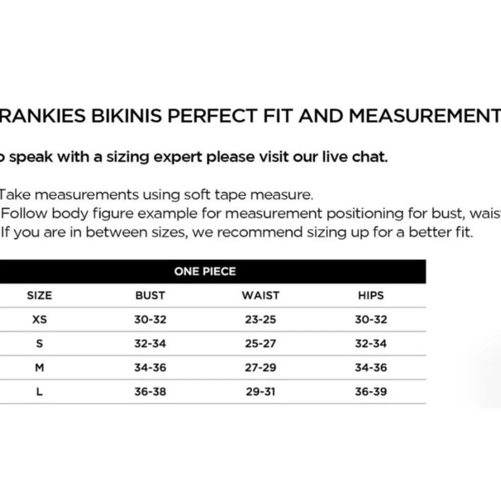 ✨Frankie's Bikinis Brooklyn One Piece Black Sz Large Bikini✨